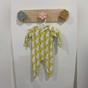 kate quinn lemon pattern bamboo  Kids Footie